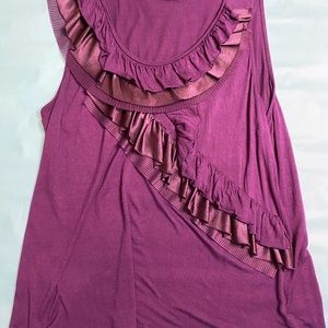 Apt 9 women tank top, purple color, size XL